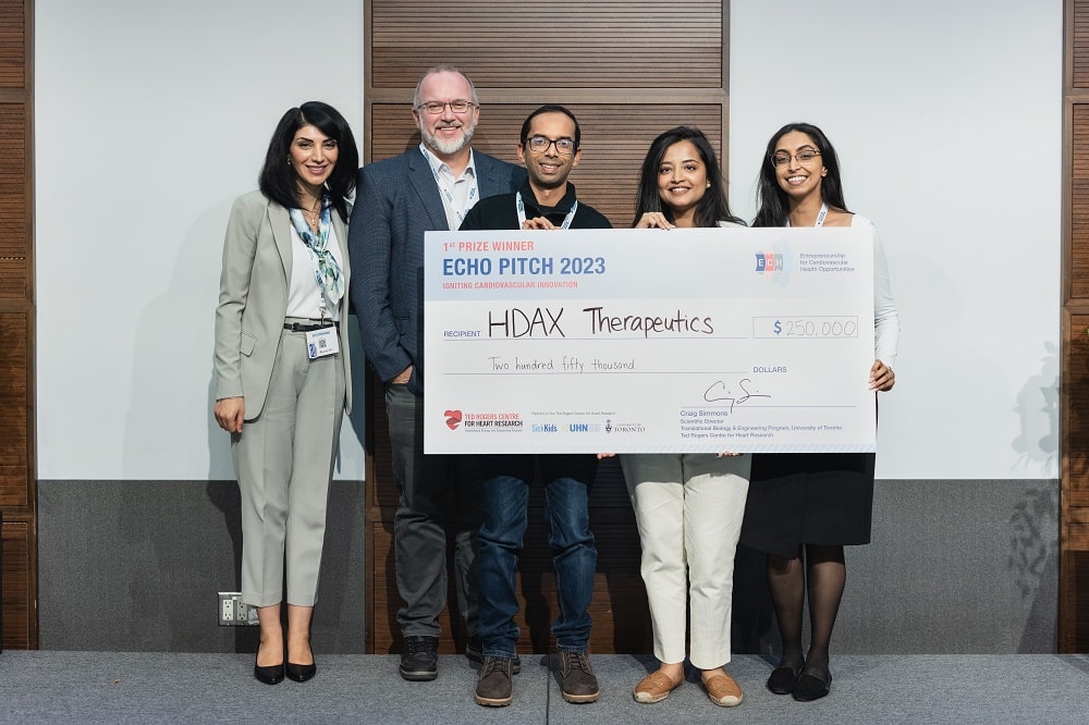 HDAX Therapeutics Announced as Winner of ECHO PITCH 2023